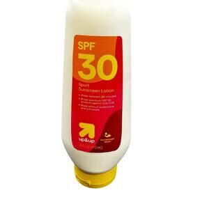5/$25 NWT LARGE Bottle of up&up sunscreen SPF 30. Bottle 16oz. EXP 12/26